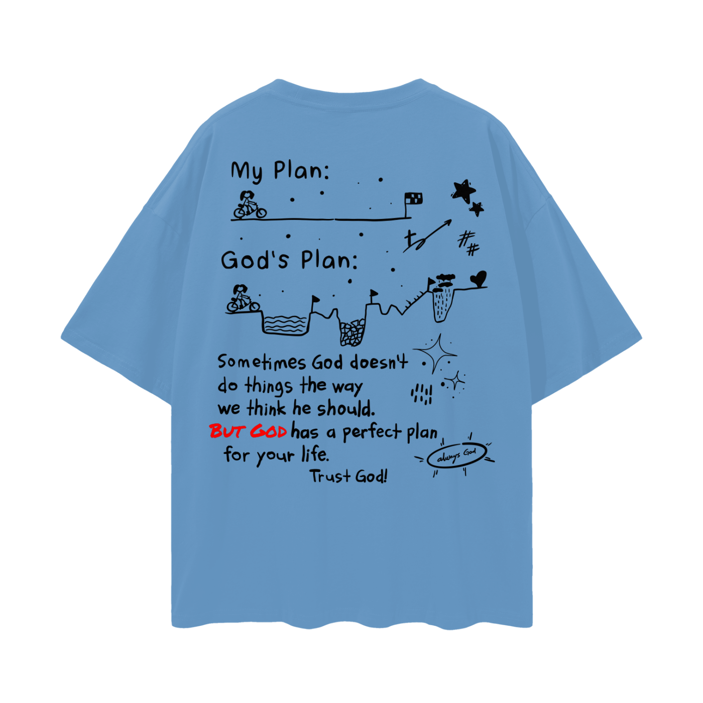 "God's Plan" Oversized Tee