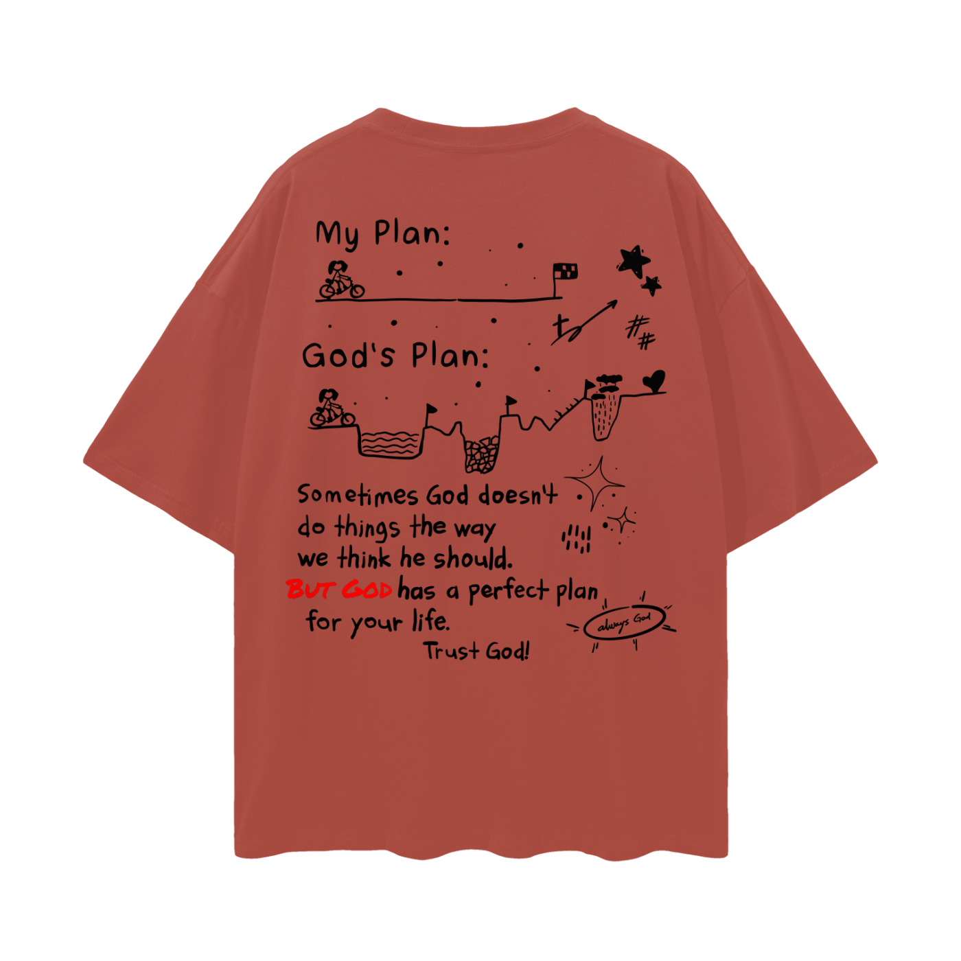 "God's Plan" Oversized Tee