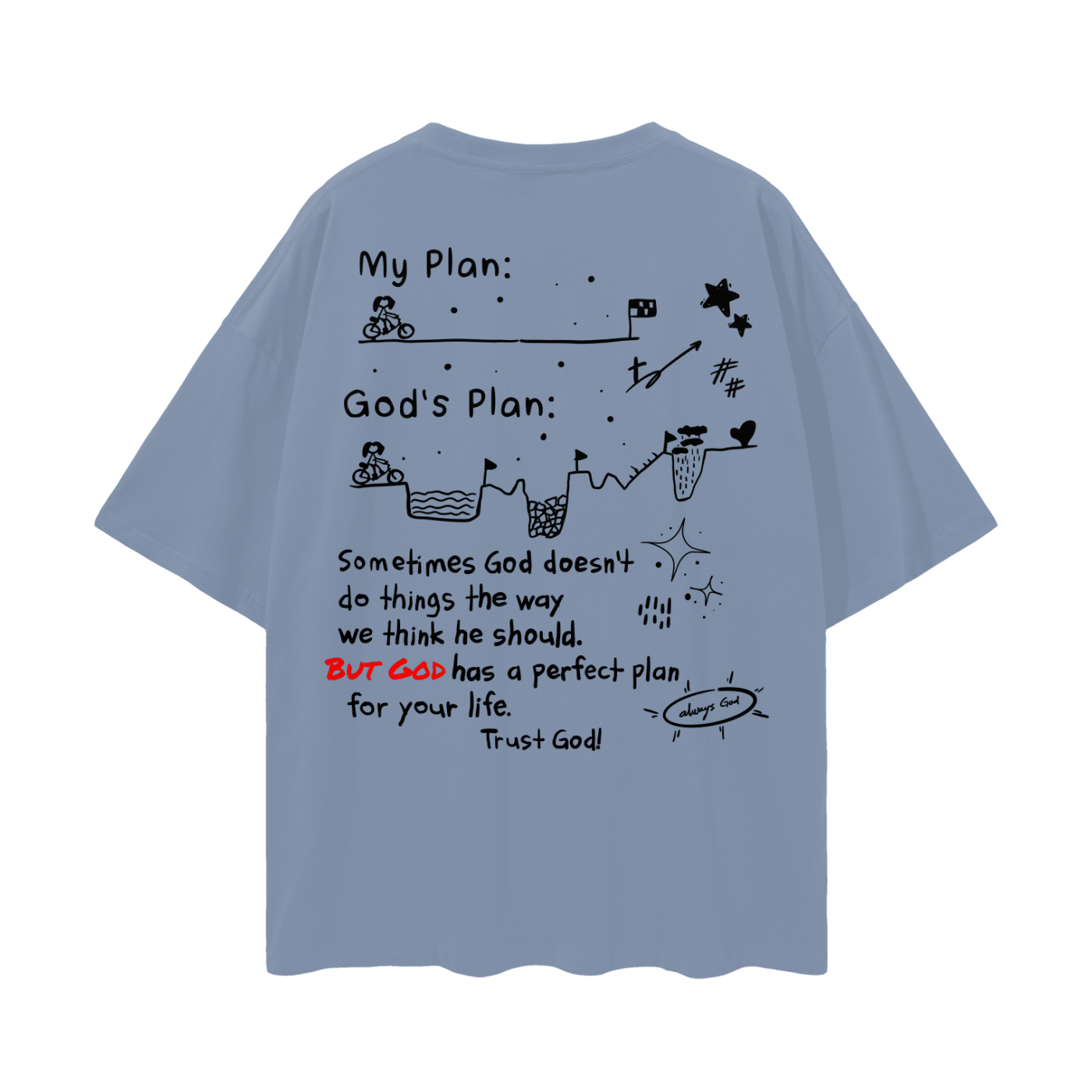 "God's Plan" Oversized Tee