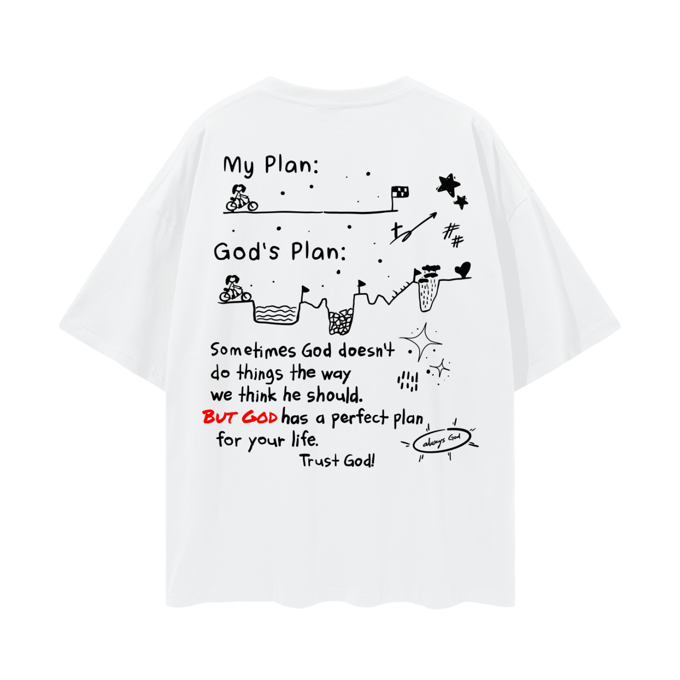 "God's Plan" Oversized Tee