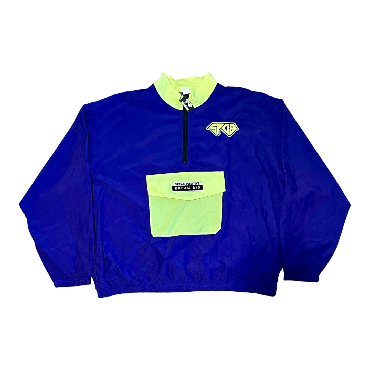 Nylon Half-Zip Pullover