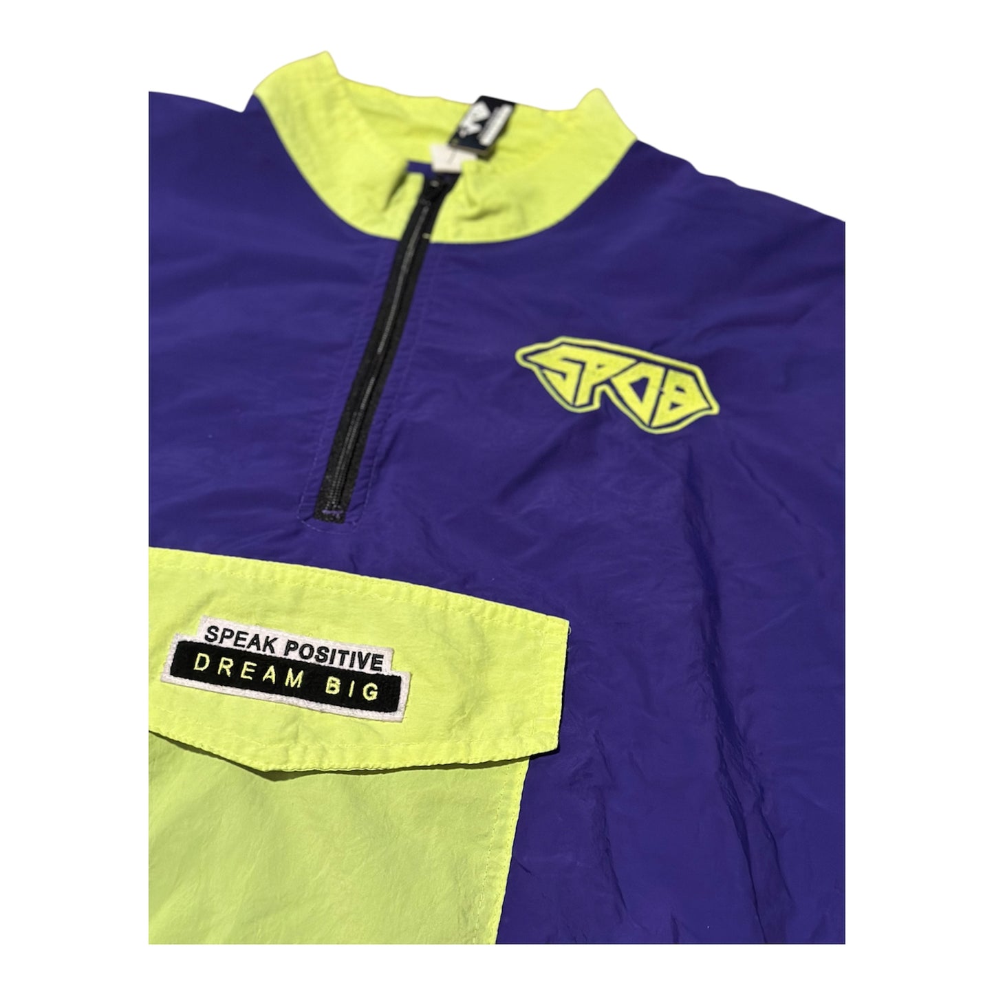 Nylon Half-Zip Pullover