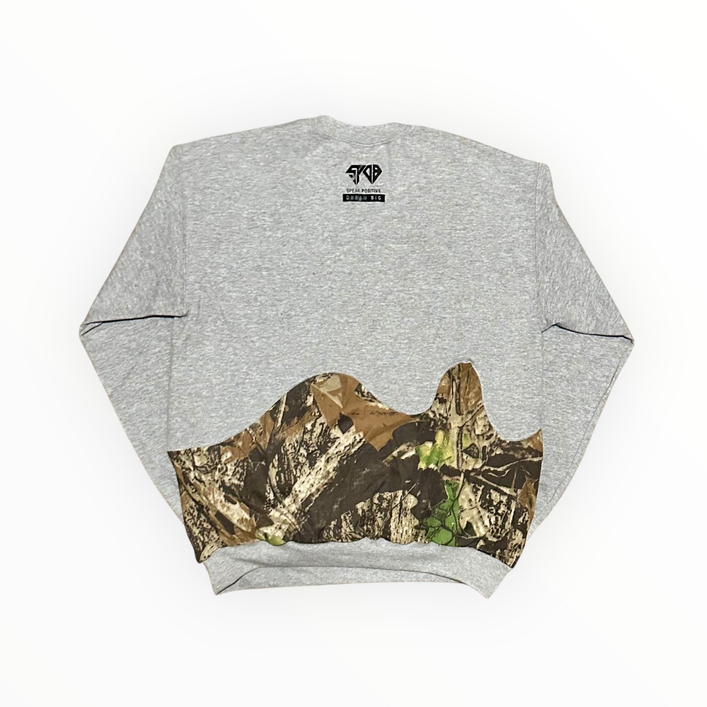 Grey "But God" Crewneck Sweatshirt