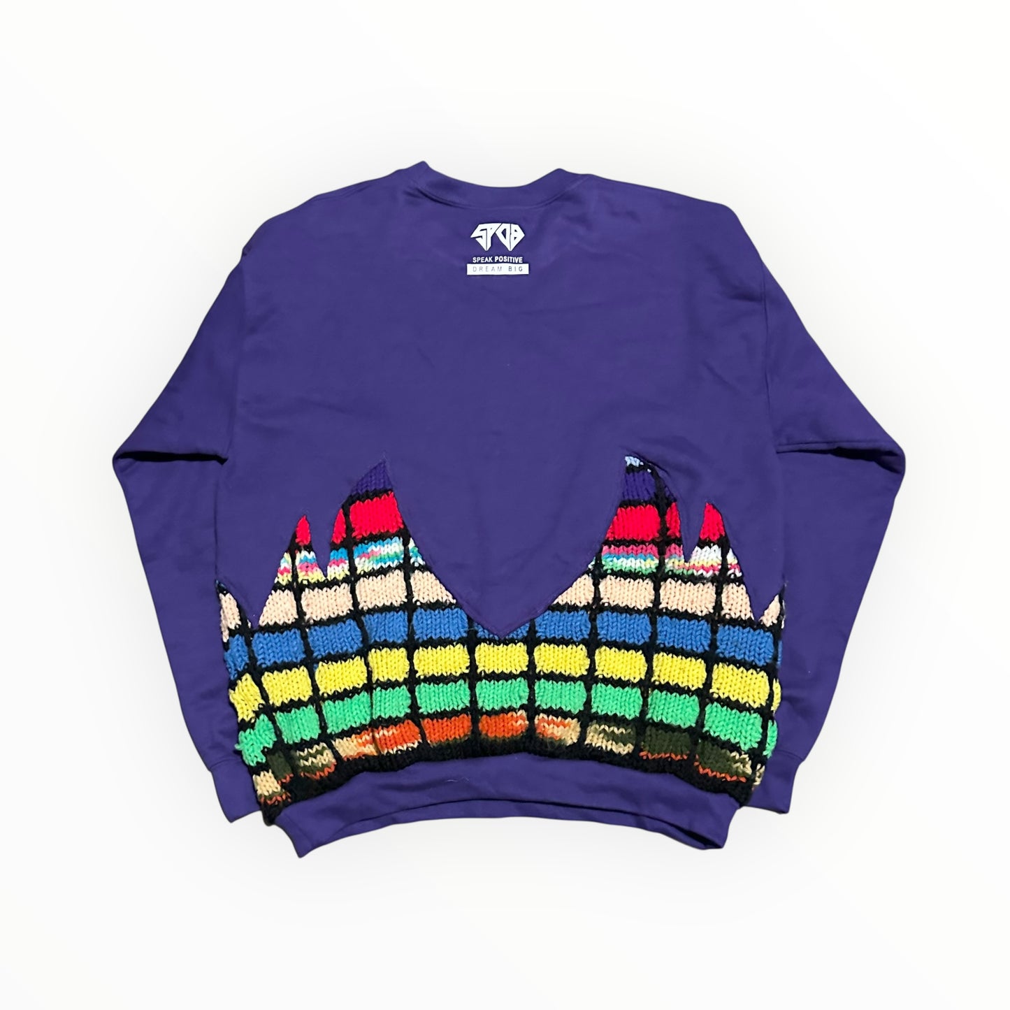 Purple "But God" Crewneck Sweatshirt