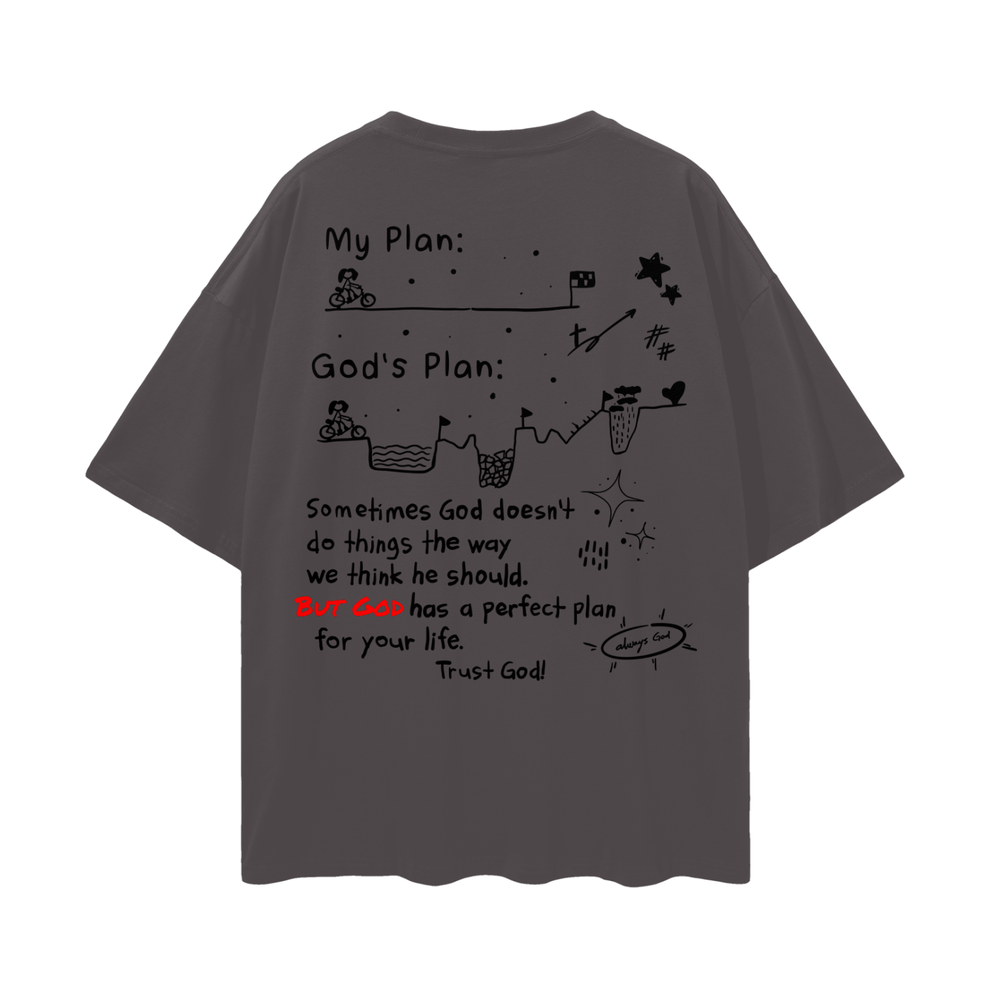 "God's Plan" Oversized Tee