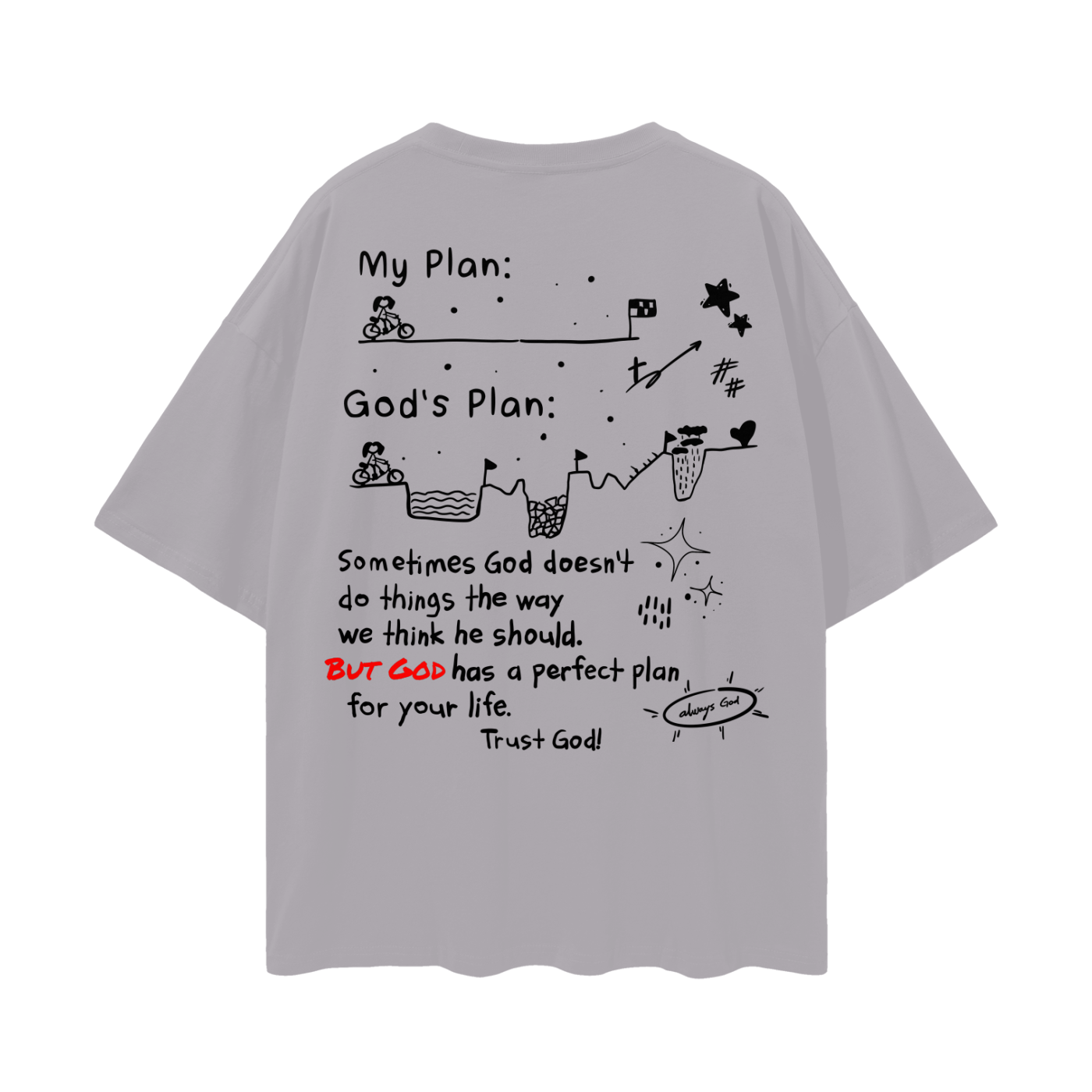 "God's Plan" Oversized Tee