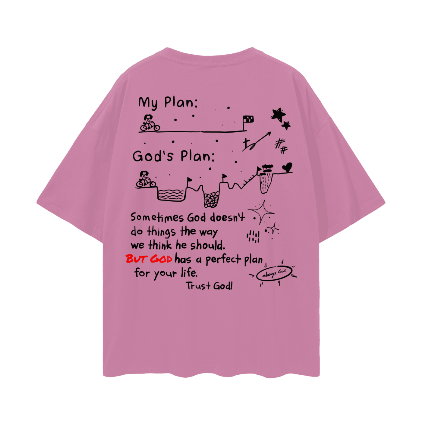 "God's Plan" Oversized Tee