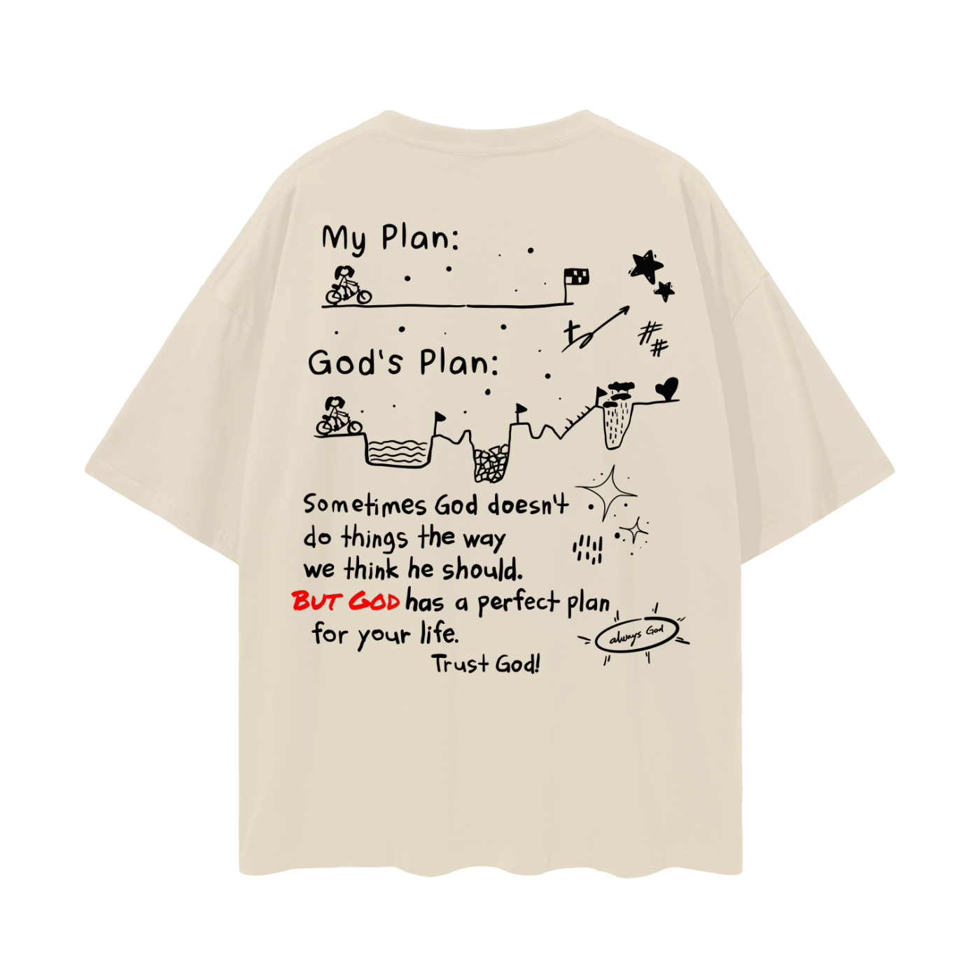 "God's Plan" Oversized Tee