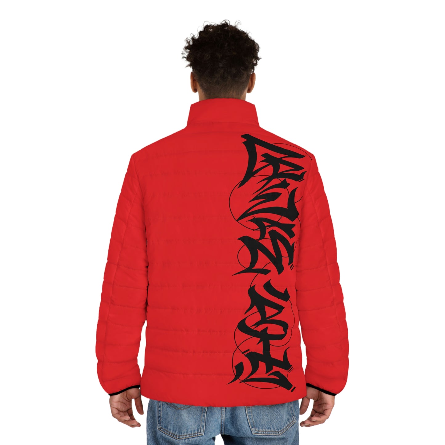 Red Graffiti SPDB Men's Puffer