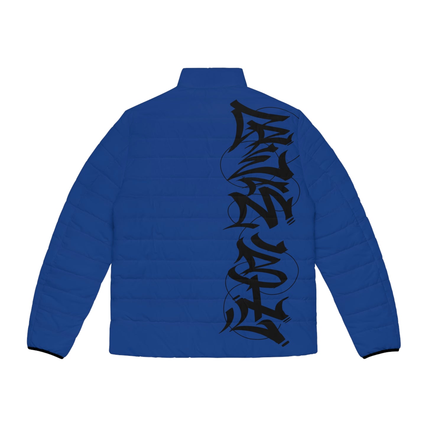 Blue Graffiti SPDB Men's Puffer