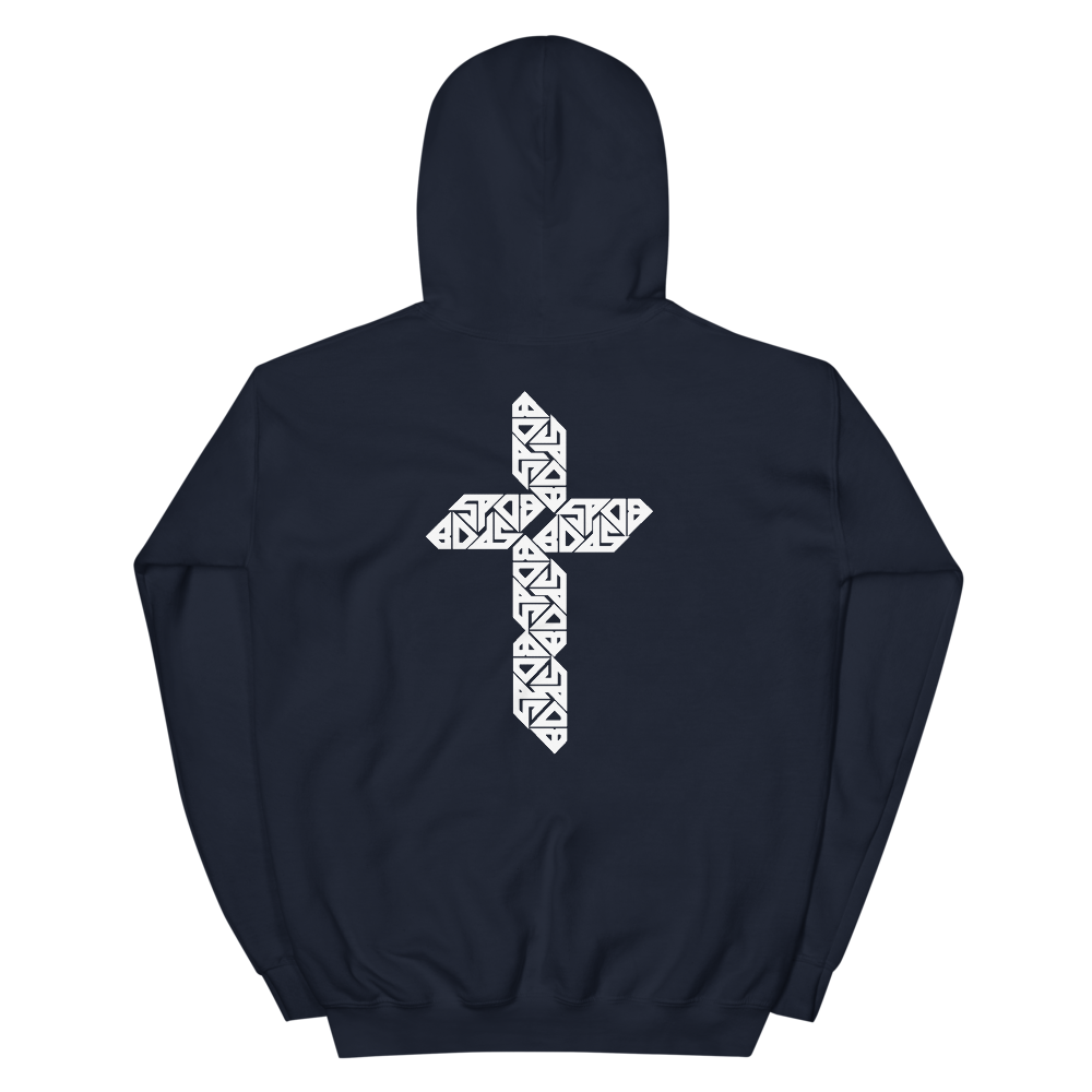 "White Logo Cross" Hoodies (4 Colors)
