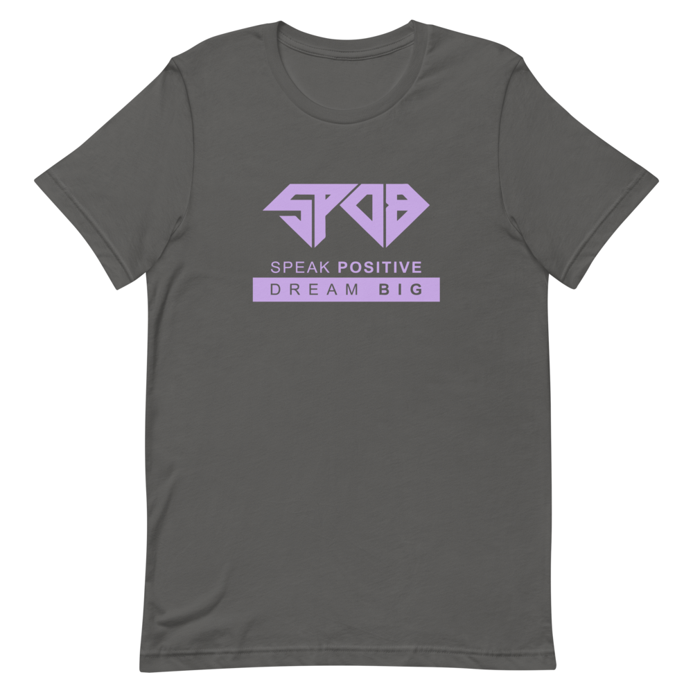 Lilac "SPDB" Logo T-Shirt