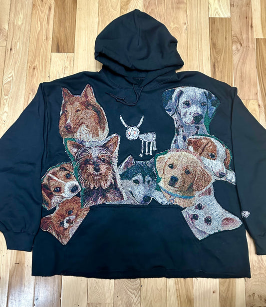 For All the Dawgs Cropped Hoodie