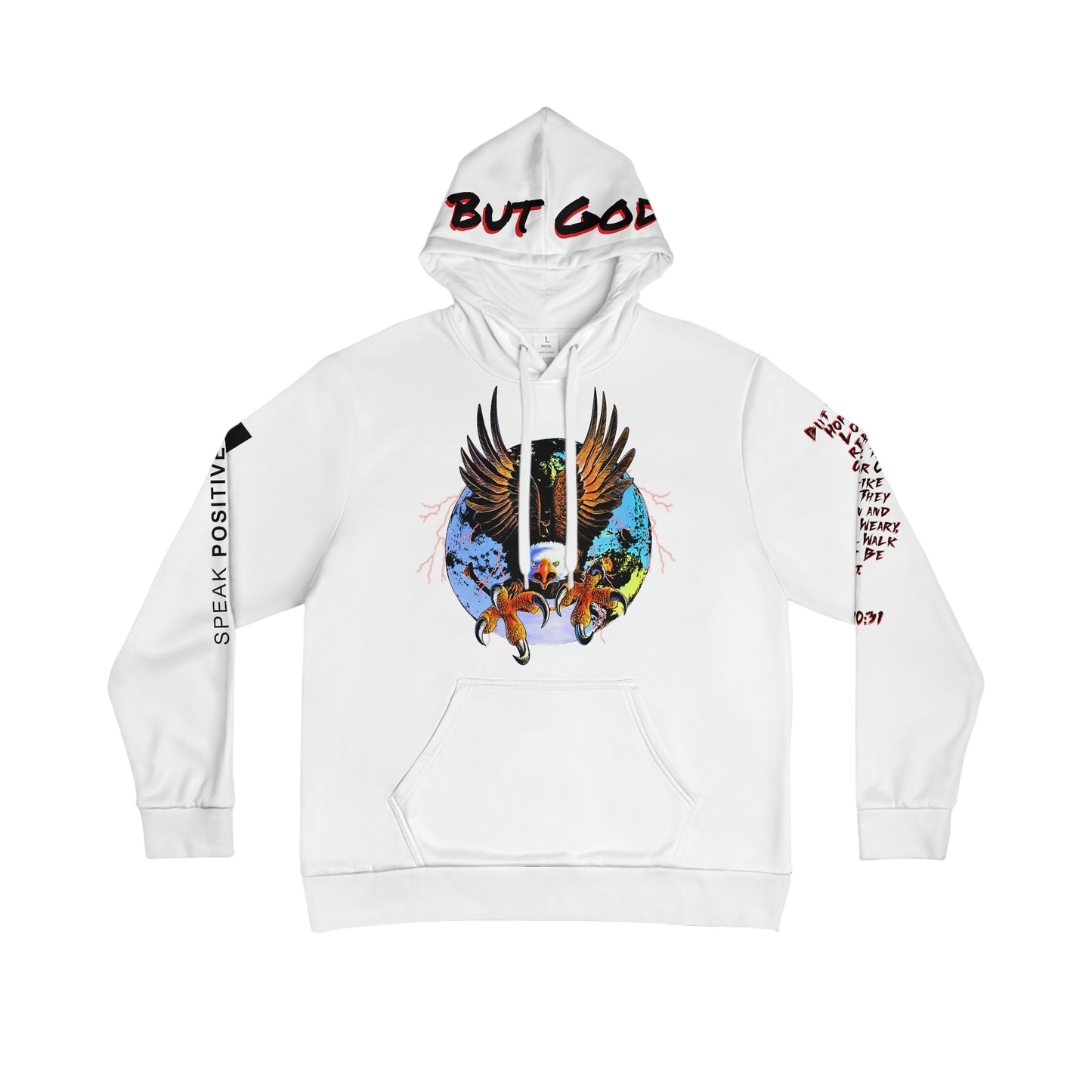 Isaiah 40:31 Hoodie (White)