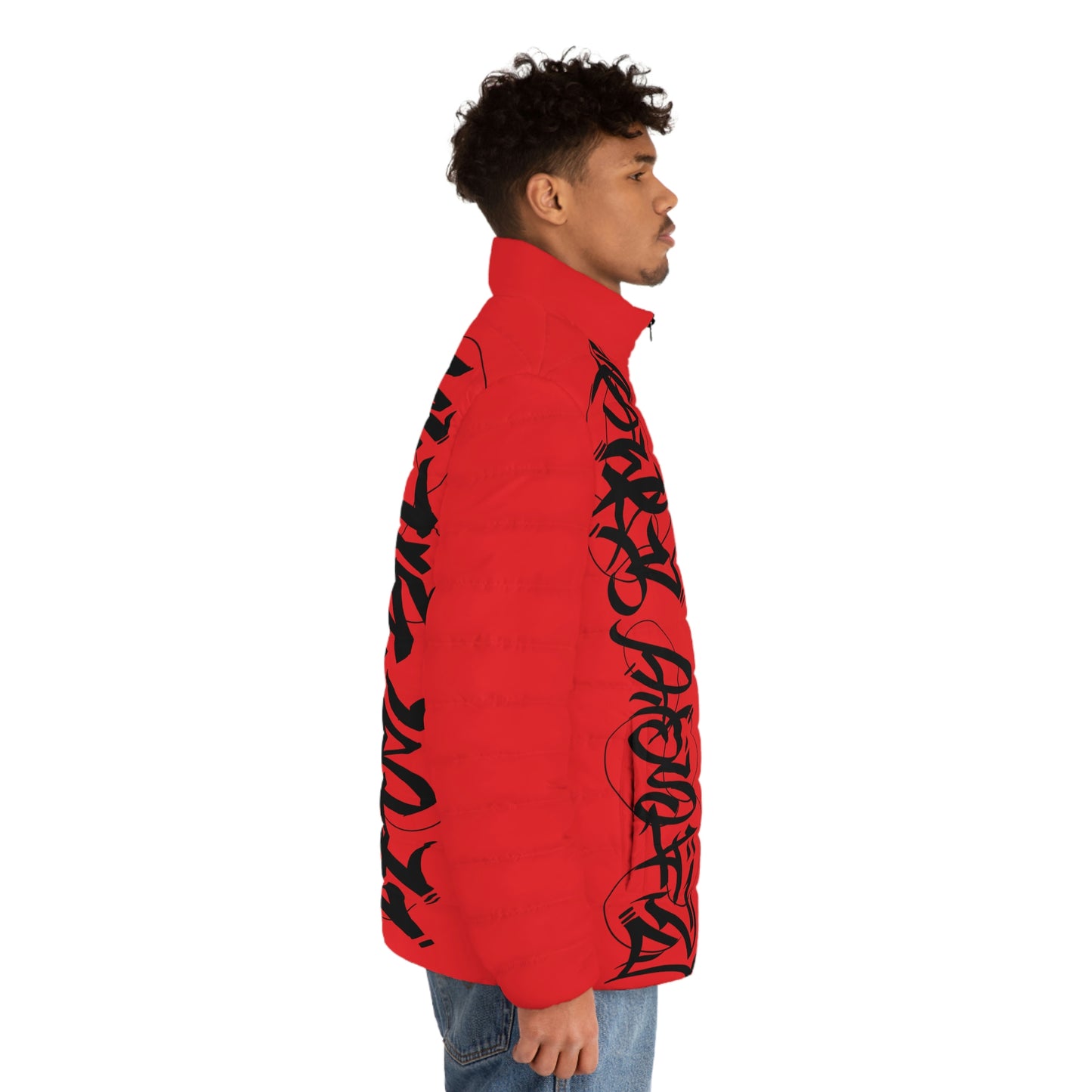 Red Graffiti SPDB Men's Puffer