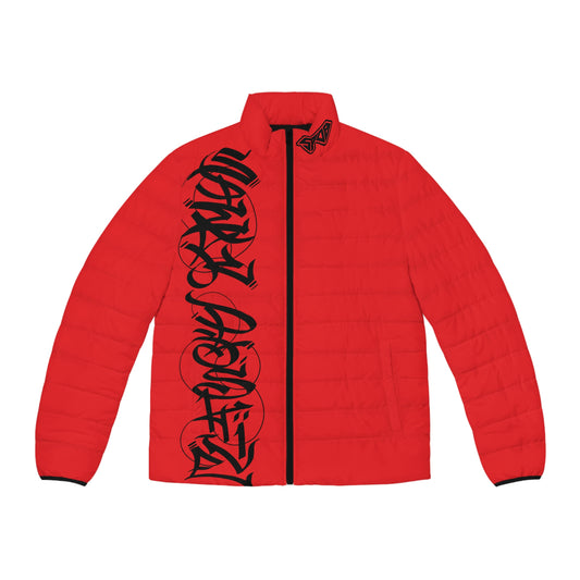 Red Graffiti SPDB Men's Puffer