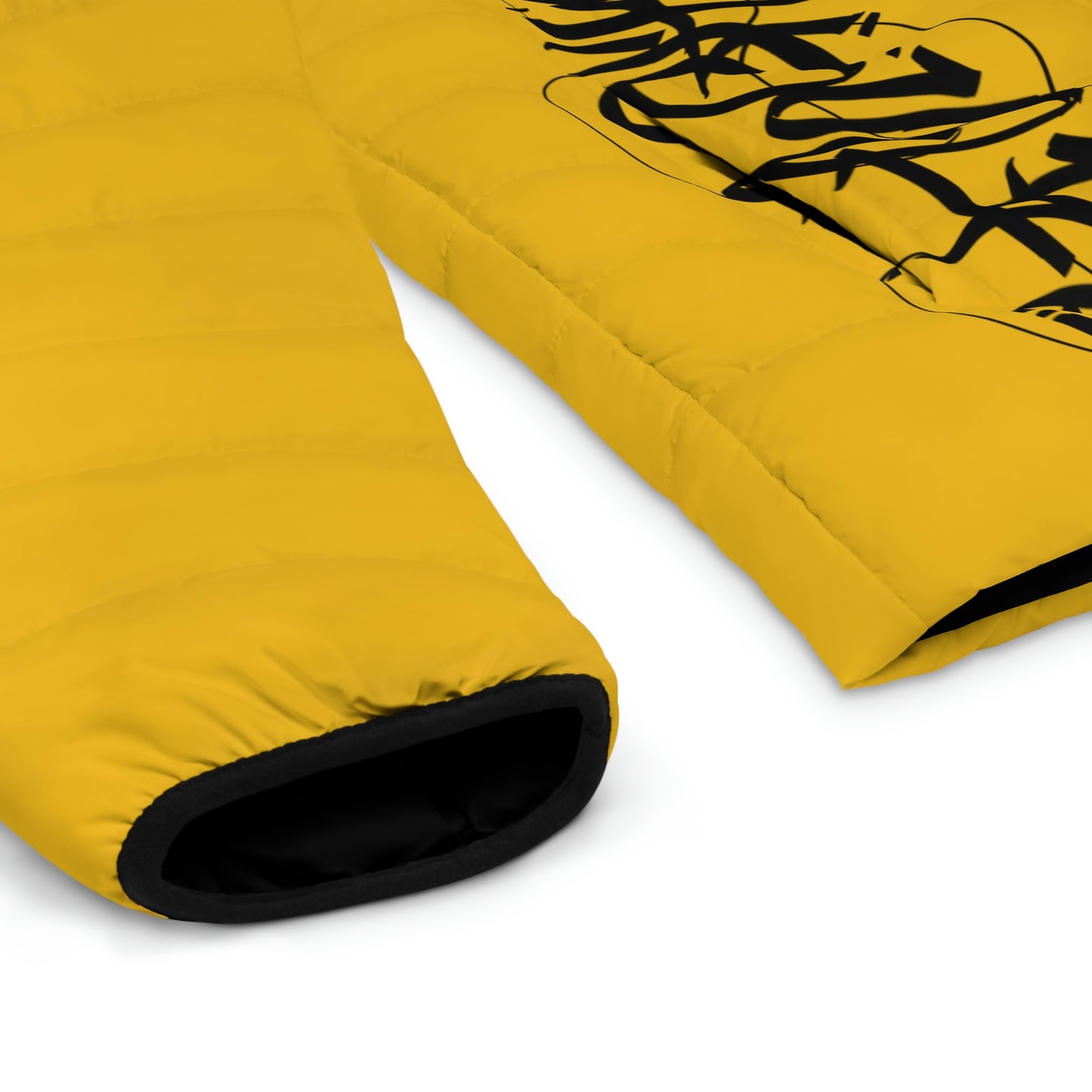 Yellow Graffiti SPDB Men's Puffer