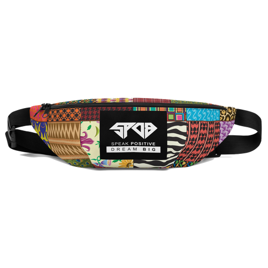  "SPDB" Patchwork Fanny Pack